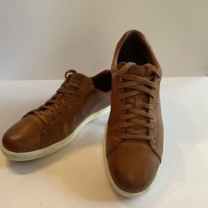 Cole Haan C32500 Mens Reagan Sneakers Shoes British Tan Leather Lace Up Size 8M‎